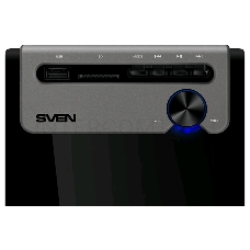 Колонки SVEN MS-110 черный {Воспроизведение музыки с USB flash и SD card памяти}