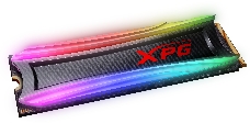 Твердотельный накопитель ADATA SPECTRIX S40G RGB SSD 256GB, 3D TLC, M.2 (2280), PCIe Gen 3.0 x4, NVMe, R3500/W1200, TBW 160