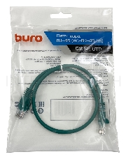 Патч-корд Buro cat5E molded 0.5м зеленый RJ-45 (m)-RJ-45 (m)