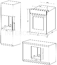 Шкаф духовой электрический MAUNFELD EOEC516B2, встраиваемый