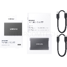 Накопитель SSD Samsung 1TB T7 External GREY USB 3.2 (MU-PC1T0T/WW)