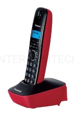 Телефон Panasonic KX-TG1611RUR (красный) {АОН, Caller ID,12 мелодий звонка,подсветка дисплея,поиск трубки}