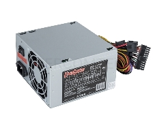 Блок питания Exegate EX219457RUS-S CP500, ATX, SC, 8cm fan, 24p+4p, 3*SATA, 2*IDE, FDD + кабель 220V с защитой от выдергивания