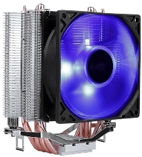 Кулер Aerocool Verkho 4 Lite , до 125W, 4х теплотрубки, PWM, 1000-2000 RPM, 2066/2011/1150/1154/1155/1156/1366/775 , AM4/AM3+/AM3/AM2+/AM2/FM2/FM1