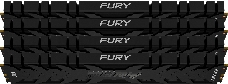 Память оперативная Kingston 32GB 3200MHz DDR4 CL16 DIMM (Kit of 4) FURY Renegade Black