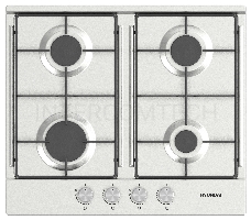 Газовая варочная поверхность Hyundai HHG 6430 IX нержавеющая сталь