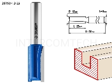 Фреза пазовая прямая ЗУБР 12x25мм, хвостовик 8мм