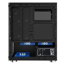 Корпус 1STPLAYER FIREBASE X2 / mATX, tempered glass side panels / 4x 120mm LED fans inc. / X2-4R1