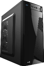 Корпус Aerocool CS-1101 черный без БП ATX 2x120mm 1x140mm 2xUSB2.0 1xUSB3.0 audio