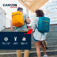 Рюкзак CANYON cabin size backpack for 15.6 laptop,polyester,dark green