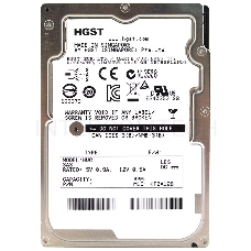 Жесткий диск HDD HGST SAS Server 300Gb 2.5'' Ultrastar 10K rpm 12Gb/s 128Mb 1 year ocs (replacement AL15SEB030N, AL14SEB030N)