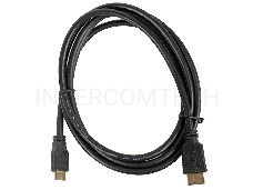 Кабель HDMI-miniHDMI Gembird/Cablexpert , v1.4, 19M/19M, 1.8м, 3D, Ethernet, черный, позол.разъемы, экран, пакет(CC-HDMI4C-6)