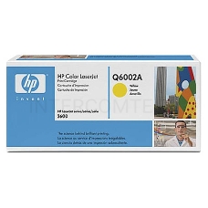 Тонер-картридж HP Q6002A желтый для Color LaserJet 2600 2000стр.