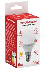 Лампа светодиодная Hiper THOMSON LED GLOBE 8W 640Lm E14 3000K TH-B2033