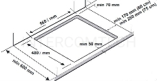 Встраиваемая газовая варочная панель Candy CHW6LBX