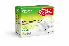 Комплект адаптеров TP-Link TL-WPA4220 KIT, AV600 Powerline с Wi-Fi N300, TL-WPA4220 (1 шт.) + TL-PA4010 (1 шт.)