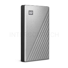 Внешний жёсткий диск WD My Passport Ultra (Metal Edition) WDBC3C0020BSL-WESN 2TB 2,5 USB 3.1/USB-C silver (E1B)