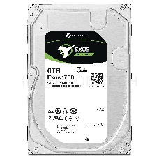 Жесткий диск HDD SATA Seagate 6Tb, ST6000NM021A, Exos 7E8, 7200 rpm, 256Mb buffer (аналог ST6000NM0115)