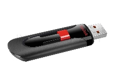 Флеш Диск Sandisk 64Gb Cruzer Glide SDCZ60-064G-B35 USB2.0 черный/красный