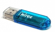 Флеш Диск 16GB Mirex Elf, USB 2.0, Синий