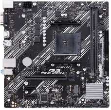 Материнская плата ASUS PRIME A520M-K Soc-AM4 AMD A520 2xDDR4 mATX AC`97 8ch(7.1) GbLAN RAID+VGA+HDMI