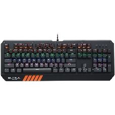 Игровая клавиатура CANYON Hazard CND-SKB6-RU чёрная (Canyon blue swithes, USB, RGB подсветка, DS2CNDSKB6RU)