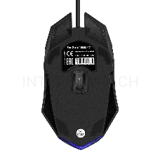 Мышь ExeGate EX289491RUS Gaming Standard Laser GML-17 (USB, лазерная, 1200dpi, 3 кнопки и колесо прокрутки, длина кабеля 1,5м, черная, Color box)