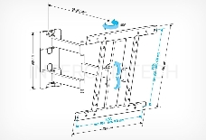 Кронштейн для LCD Holder LCD-SU4601-B чёрный, диагональ экрана 26″–50″до 35кг.