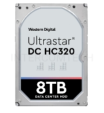 Жесткий диск Western Digital SATA-III 8Tb 0B36404 HUS728T8TALE6L4 Ultrastar DC HC320 (7200rpm) 256Mb 3.5