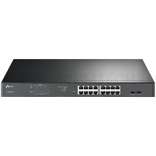 Коммутатор 16-port Gigabit PoE Easy Smart switch, 802.3af on ports 1-16, PoE budget 192 watts, desktop and rack-mountable