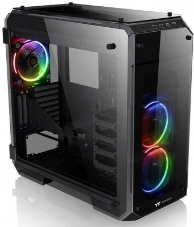 Корпус View 71 TG RGB (870680) CA-1I7-00F1WN-01 /Black/Win/SPCC/Tempered Glass*4/Color Box/Riing 140mm RGB Fan*3