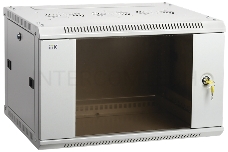 Шкаф LINEA W 15U 600x450 мм дверь стекло, RAL7035 ITK