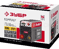 Сварочный инвертор ЗУБР СА-220К  220 А, MMA, 6600 Вт, 220 В, 1.6-5 мм