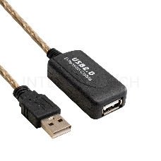 Удлинитель активный USB2.0-repeater ExeGate EX-UAE-AMAF-5.0 (Am/Af, 5м)