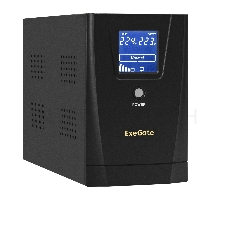 Источник бесперебойного питания  ExeGate EX292630RUS SpecialPro Smart LLB-2000.LCD.AVR.1SH.2C13.RJ.USB <2000VA/1200W, LCD, AVR, 1*Schuko+2*C13,RJ45/11,USB, металлический корпус, Black>