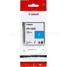 Картридж струйный Canon PFI-120 C 2886C001 голубой (130мл) для Canon Canon imagePROGRAF TM-200/205