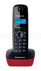 Телефон Panasonic KX-TG1611RUR (красный) {АОН, Caller ID,12 мелодий звонка,подсветка дисплея,поиск трубки}