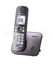 Телефон Panasonic KX-TG6811RUM (серебристый) {Беспроводной DECT,40 мелодий,телефонный справочник 120 зап.}