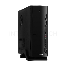 Корпус MiniITX Exegate EX268697RUS MI-208 Black, miniITX/mATX, <без БП>, 2*USB, Audio