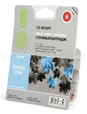 Картридж струйный Cactus CS-BCI6PC фото голубой для Canon S800/ S820/ S900; BJC-8200 (12ml)