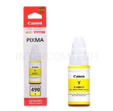 Чернила Canon GI-490Y 0666C001 желтый для Canon Pixma G1400/2400/3400 (70мл)