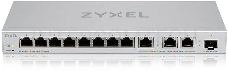 Коммутатор Zyxel Smart L2 XGS1250-12, 8xGE, 3x1/2,5/5/10G, 1xSFP+, настольный (NEW)