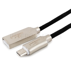 Кабель USB 2.0 Cablexpert CC-P-mUSB02Bk-0.5M, AM/microB, серия Platinum, длина 0.5м, черный, блистер