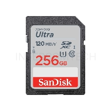 Флеш карта SD 256GB SanDisk SDXC Class 10 UHS-I Ultra 120MB/s