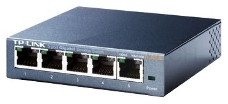 Коммутатор TP-Link SOHO  TL-SG105  5-port Desktop Gigabit Switch, 5 10/100/1000M RJ45 ports, metal case