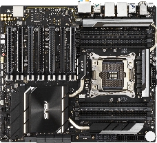 Материнская плата ASUS PRO WS X299 SAGE II /LGA-2066,X299 II,8DIMM,7PCIE, RTL {3}