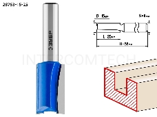 Фреза пазовая прямая ЗУБР 15x25мм, хвостовик 8мм