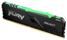 Память оперативная Kingston 8GB 2666MHz DDR4 CL16 DIMM FURY Beast RGB