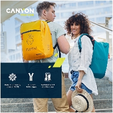 Рюкзак CANYON cabin size backpack for 15.6 laptop,polyester,yellow