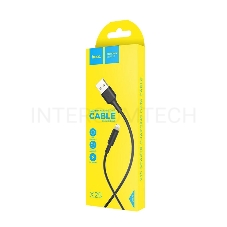 Кабель USB 2.0 hoco X25, AM/Lightning M, черный, 1м